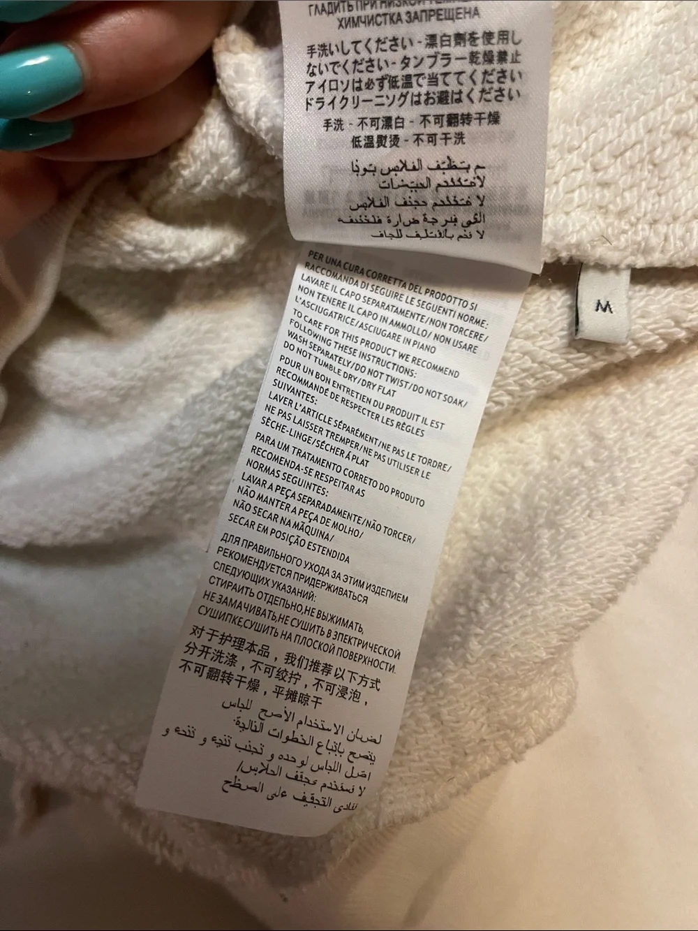 Gucci Cream Hoodie with Deer size medium